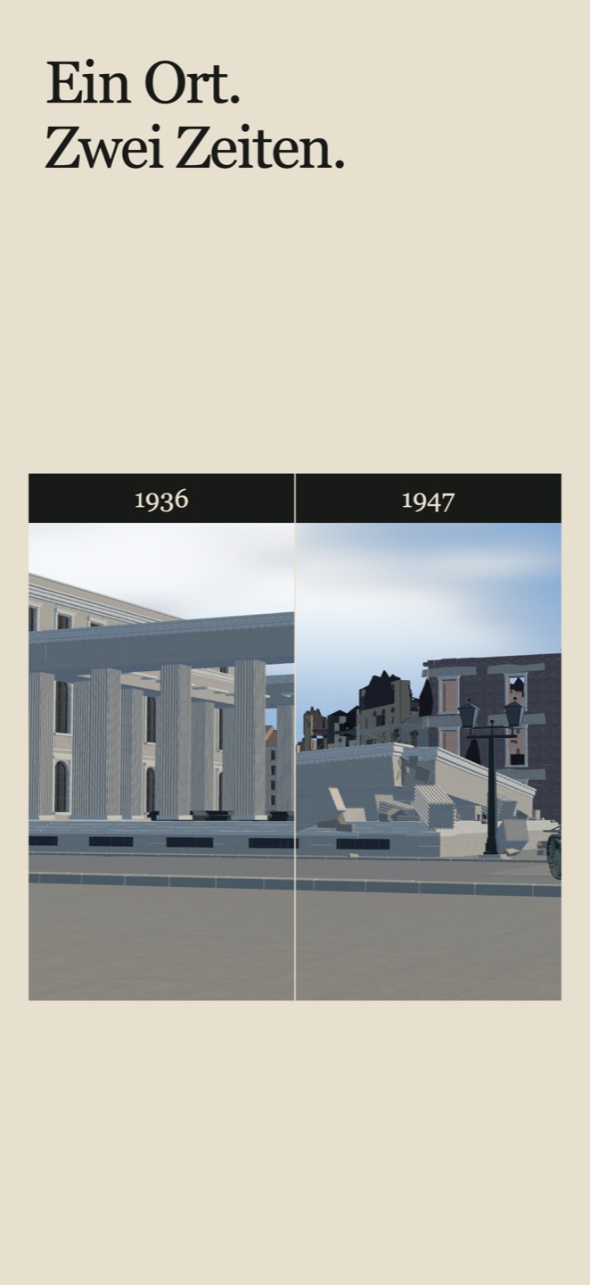 Ein Ort. Zwei Zeiten. – Rekonstruktionen am Königsplatz im historischen Vergleich